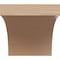 Ekena Millwork 8"W x 8"D x 8"H Wide Huntington Rough Cedar Woodgrain TimberThane Corbel, Primed Tan CORUR08X08X08HUNRCPR - alternate 3